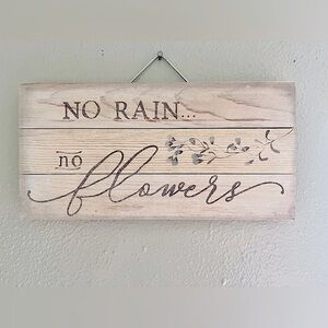 Rustic Farmhouse Slat Wood Sign